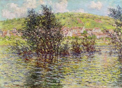 Vetheuil, View from Lavacourt by Claude Monet